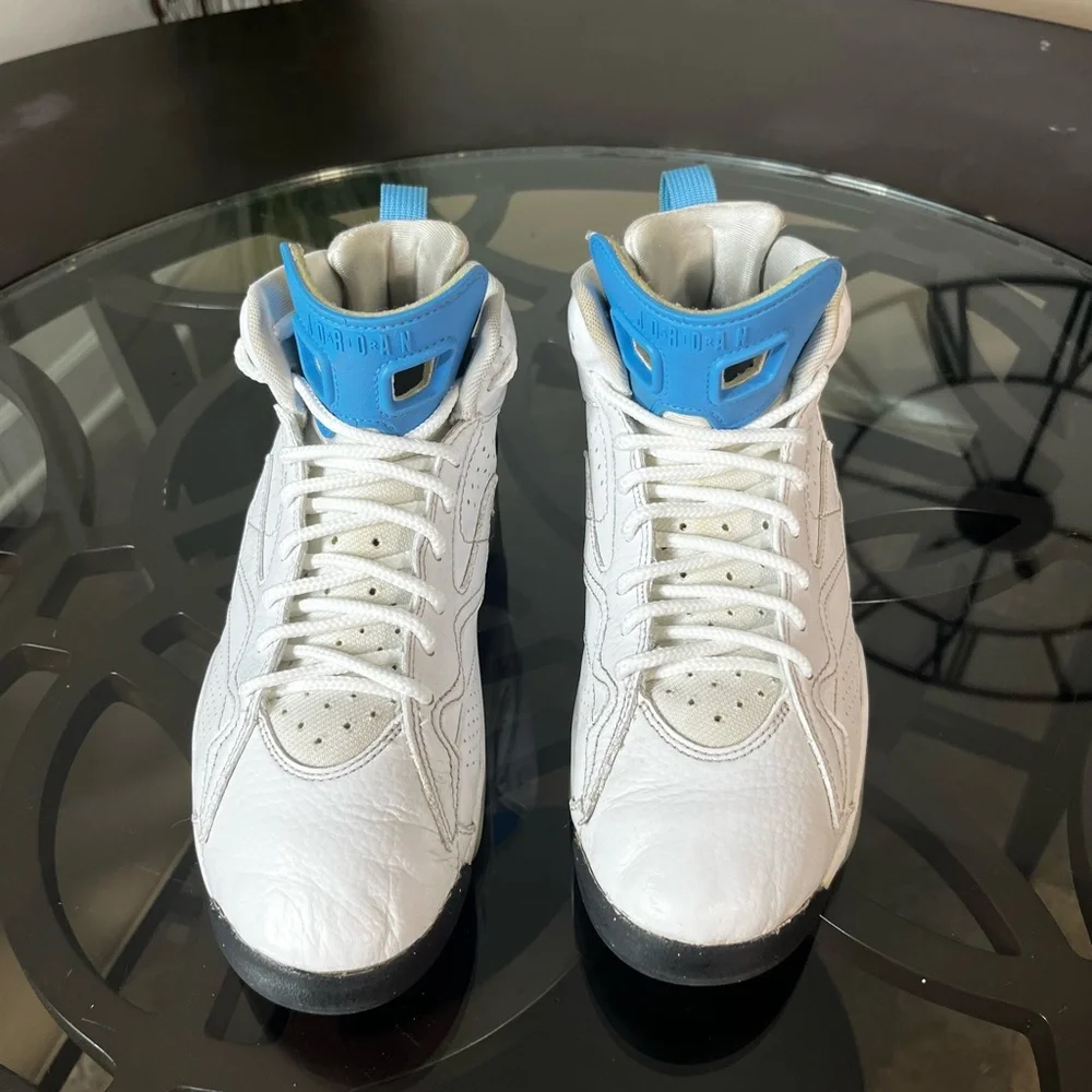 Nike Air Jordan Jumpman MVP 678 White University Blue UNC Sz 8